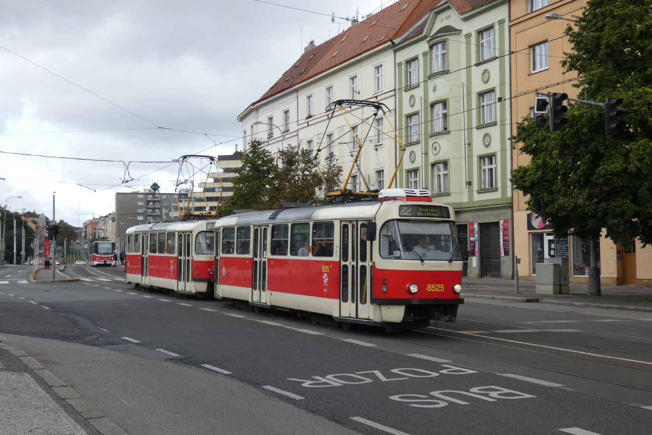 Прага, Tatra T3R.P № 8525