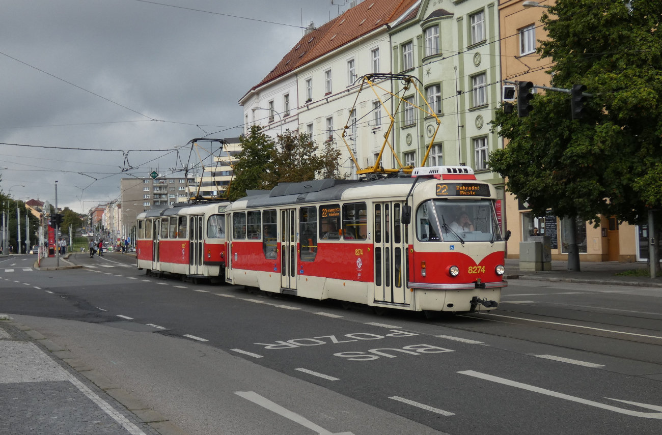 Прага, Tatra T3R.PLF № 8274