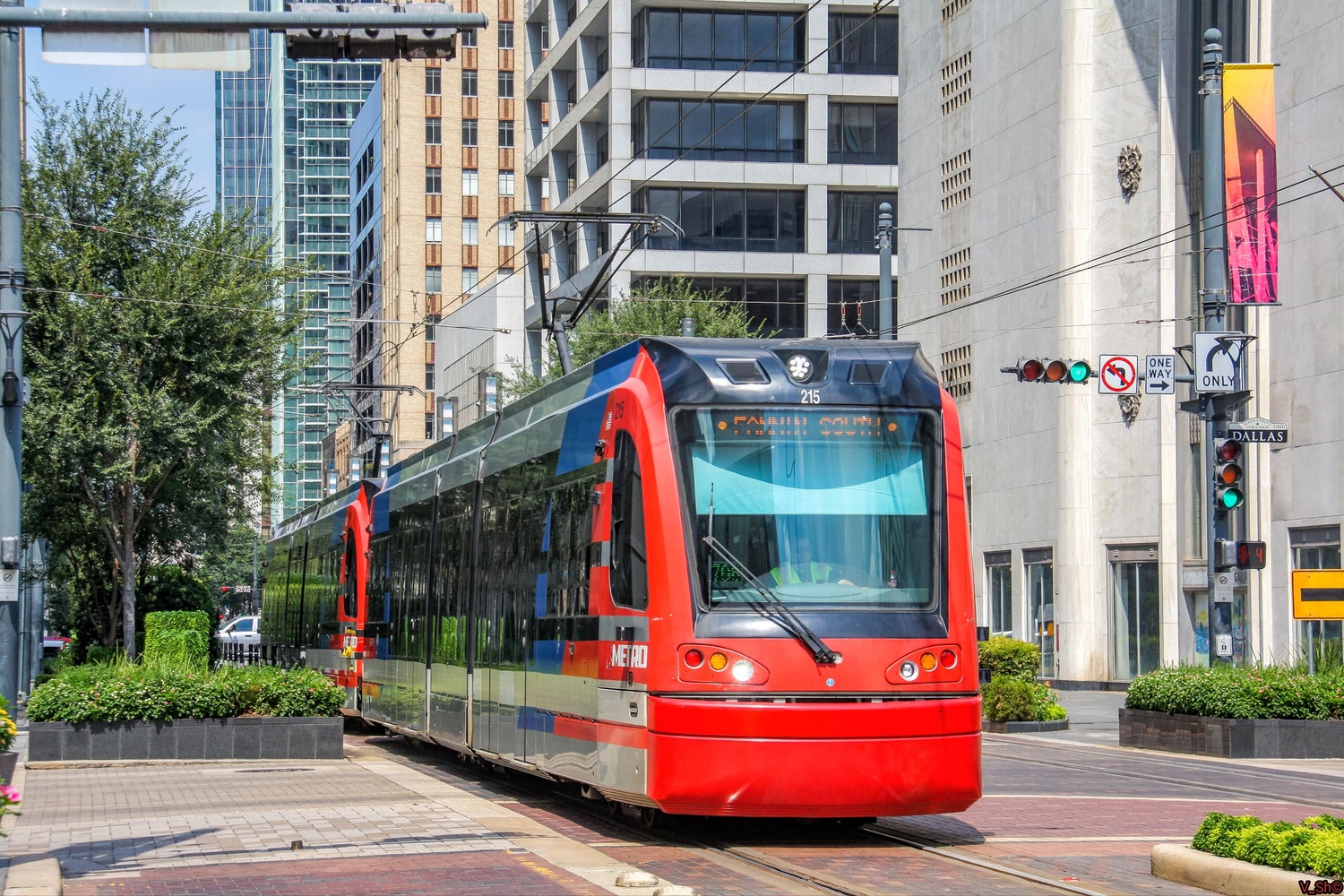 Хьюстон, Siemens S70 LRV № 215 Хьюстон, Siemens S70 LRV № 215