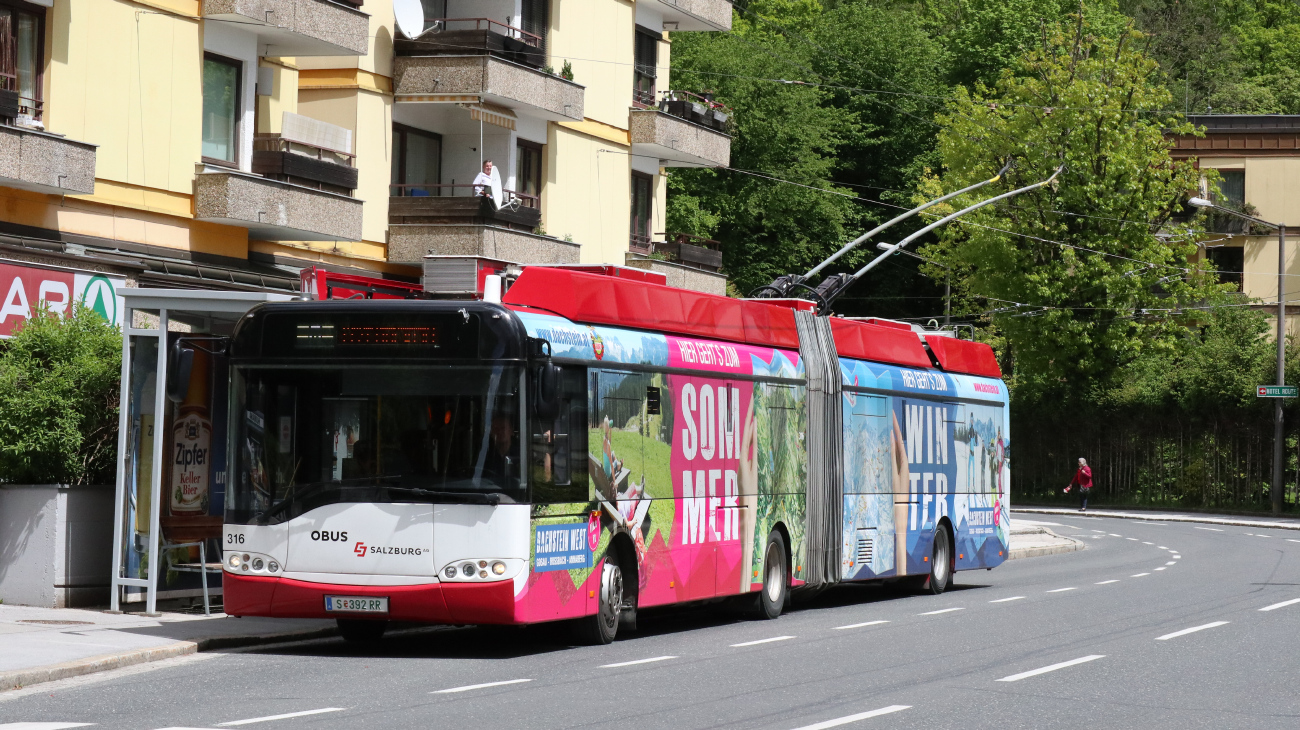 Зальцбург, Solaris Trollino II 18 AC № 316
