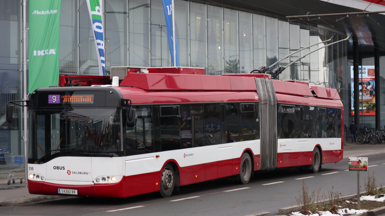 Зальцбург, Solaris Trollino II 18 AC № 316 Зальцбург, Solaris Trollino II 18 AC № 316