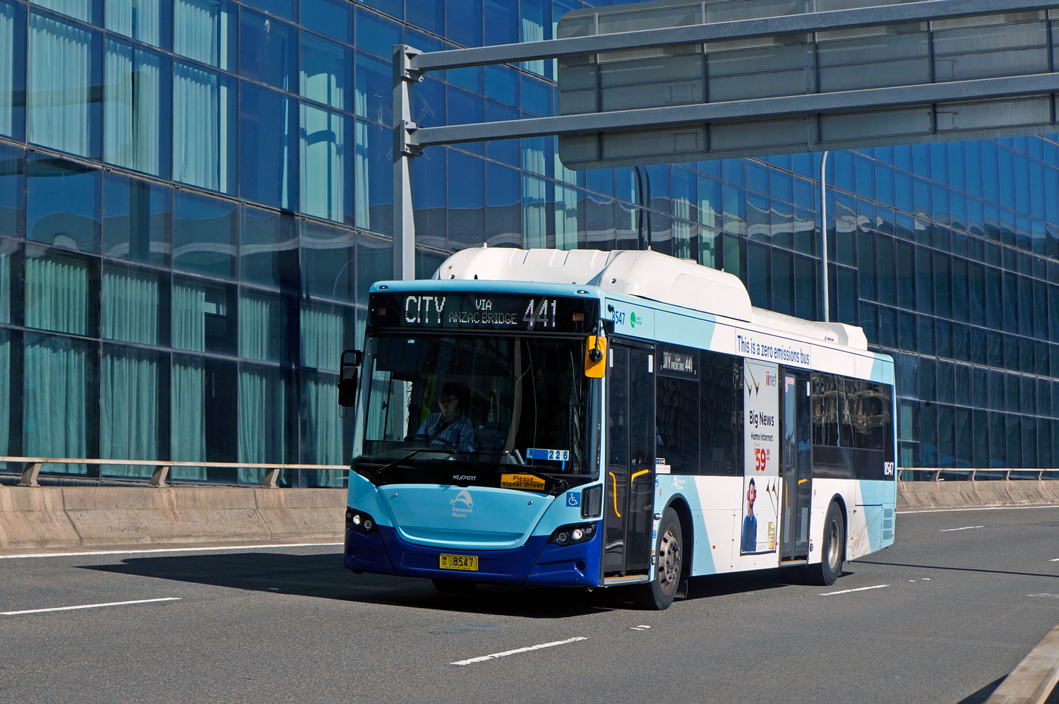 Sydney, Gemilang Eco City Bus Br. 8547