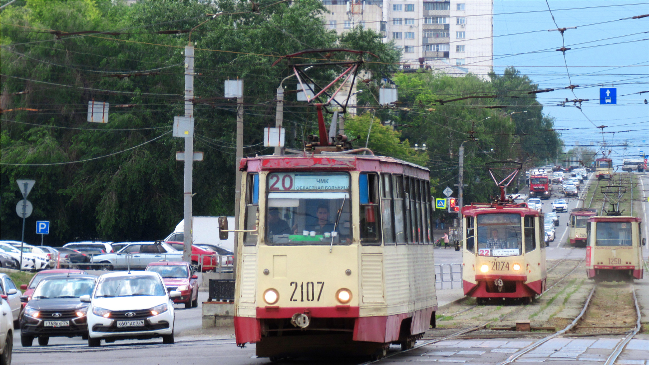 Челябинск, 71-605 (КТМ-5М3) № 2107