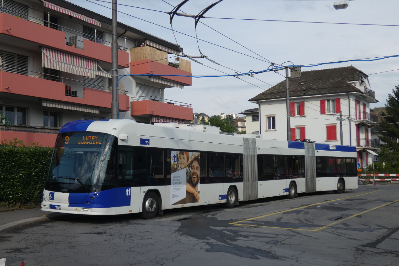 Лозанна, Hess lighTram 25 DC № 701