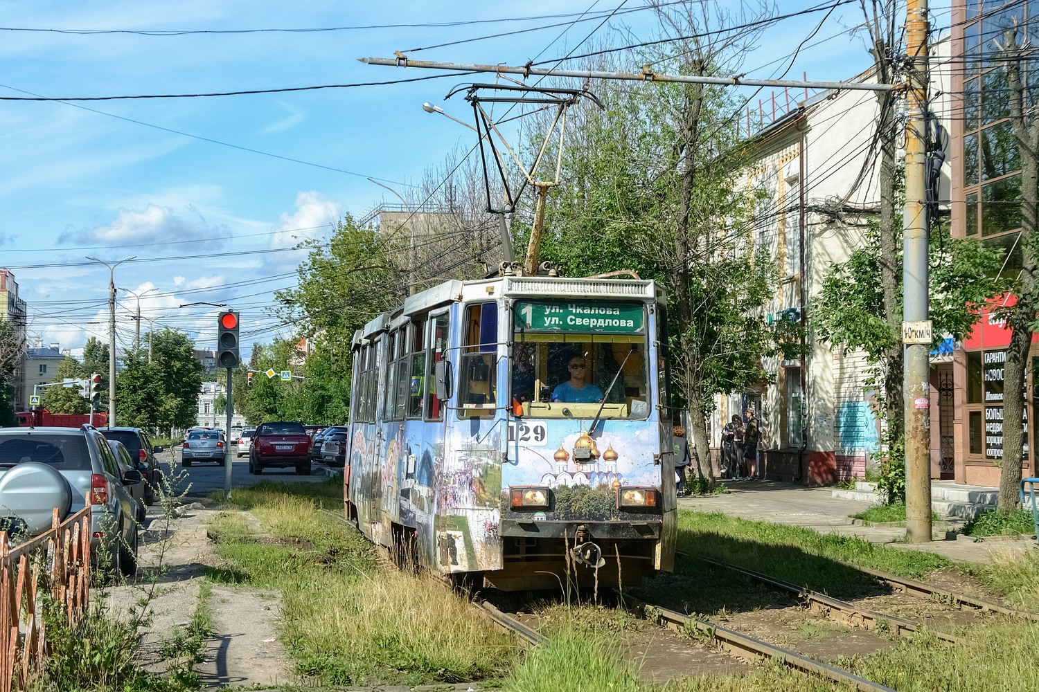 Ярославль, 71-605 (КТМ-5М3) № 129