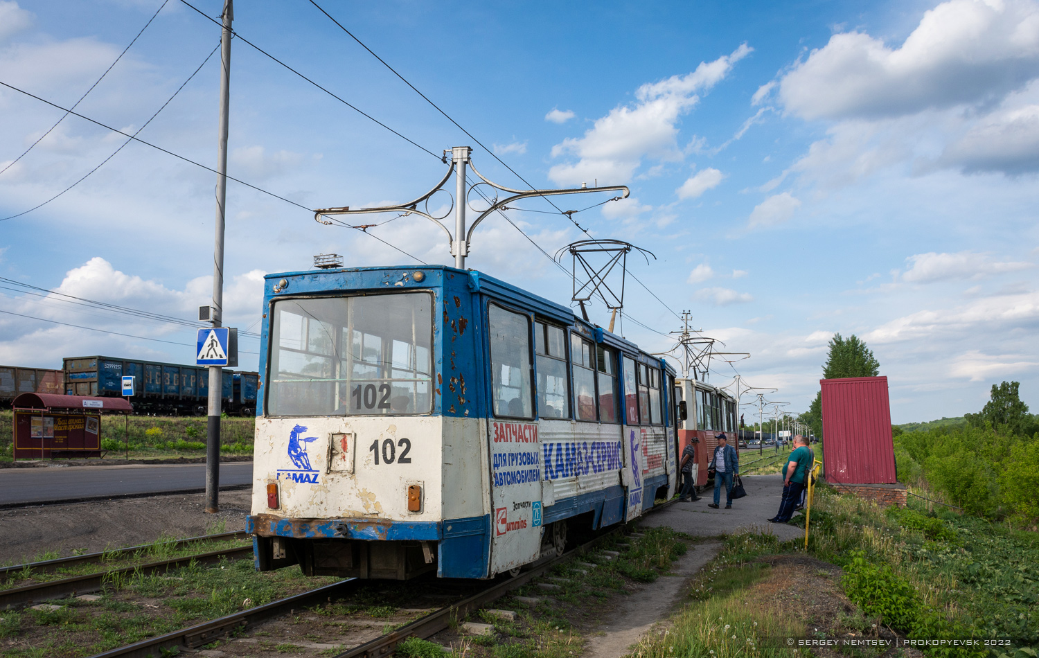 Prokopyevsk, 71-605 (KTM-5M3) Nr. 102