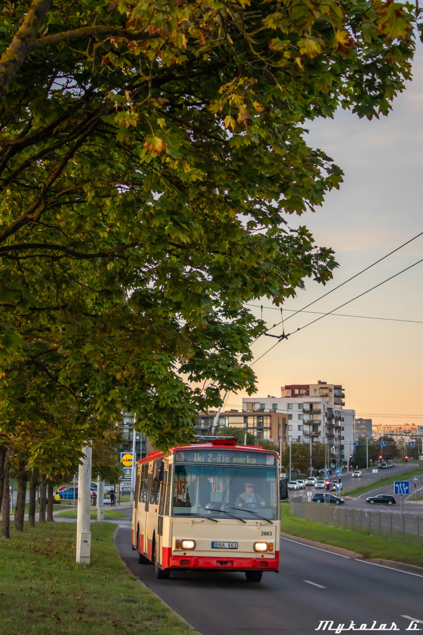Вильнюс, Škoda 14Tr17/6M № 2663