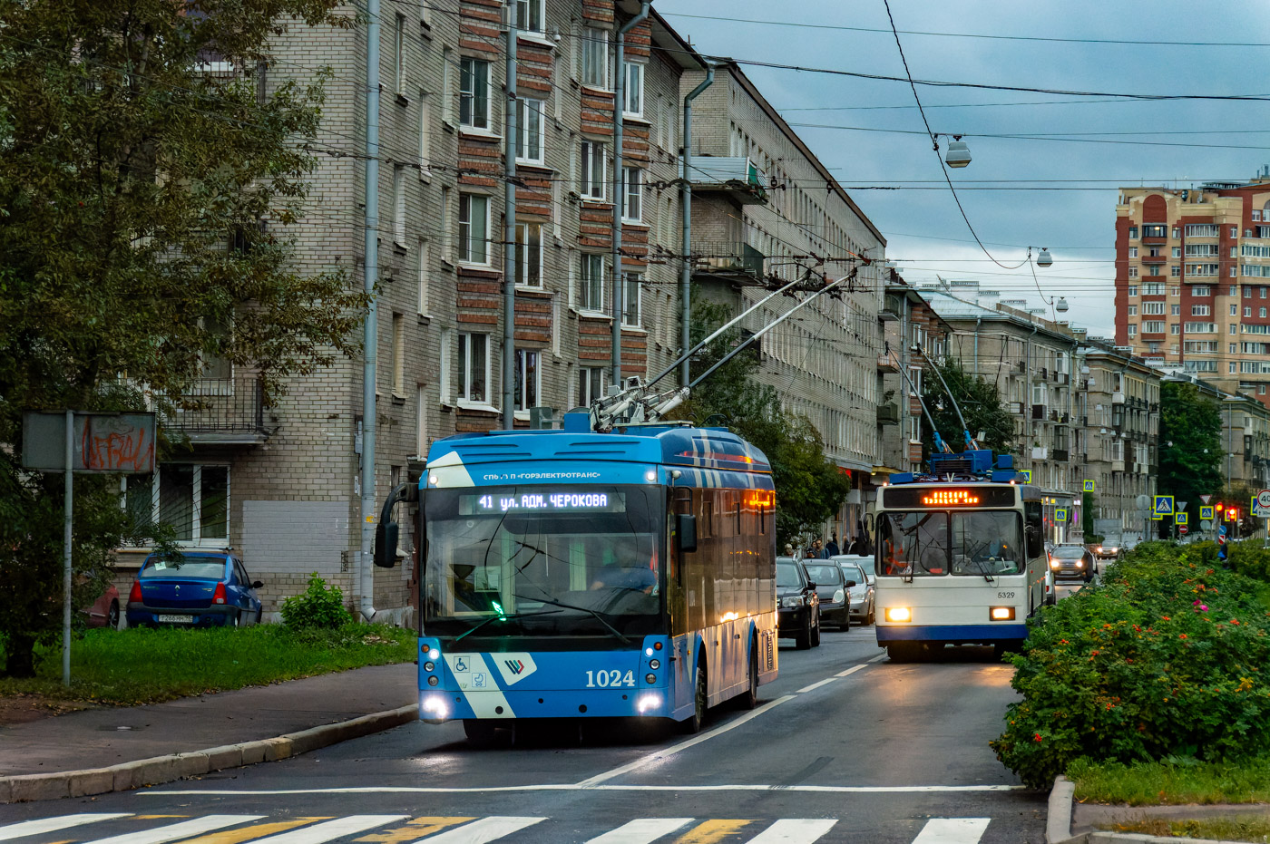 Санкт-Петербург, Тролза-5265.08 «Мегаполис» № 1024