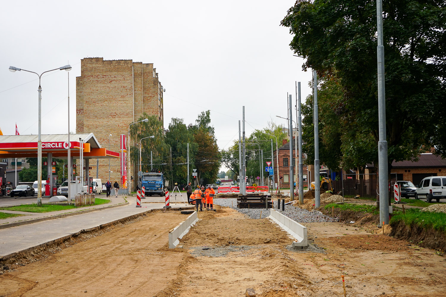 Даугавпилс — Реконструкция трамвайной линии до хлебокомбината