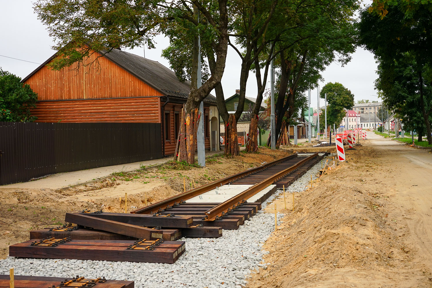 Даугавпилс — Реконструкция трамвайной линии до хлебокомбината