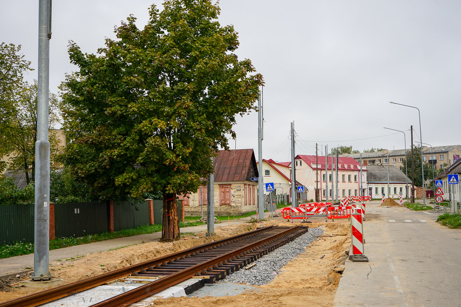 Dunebourg — Reconstruction of tram line to the Bread Factory