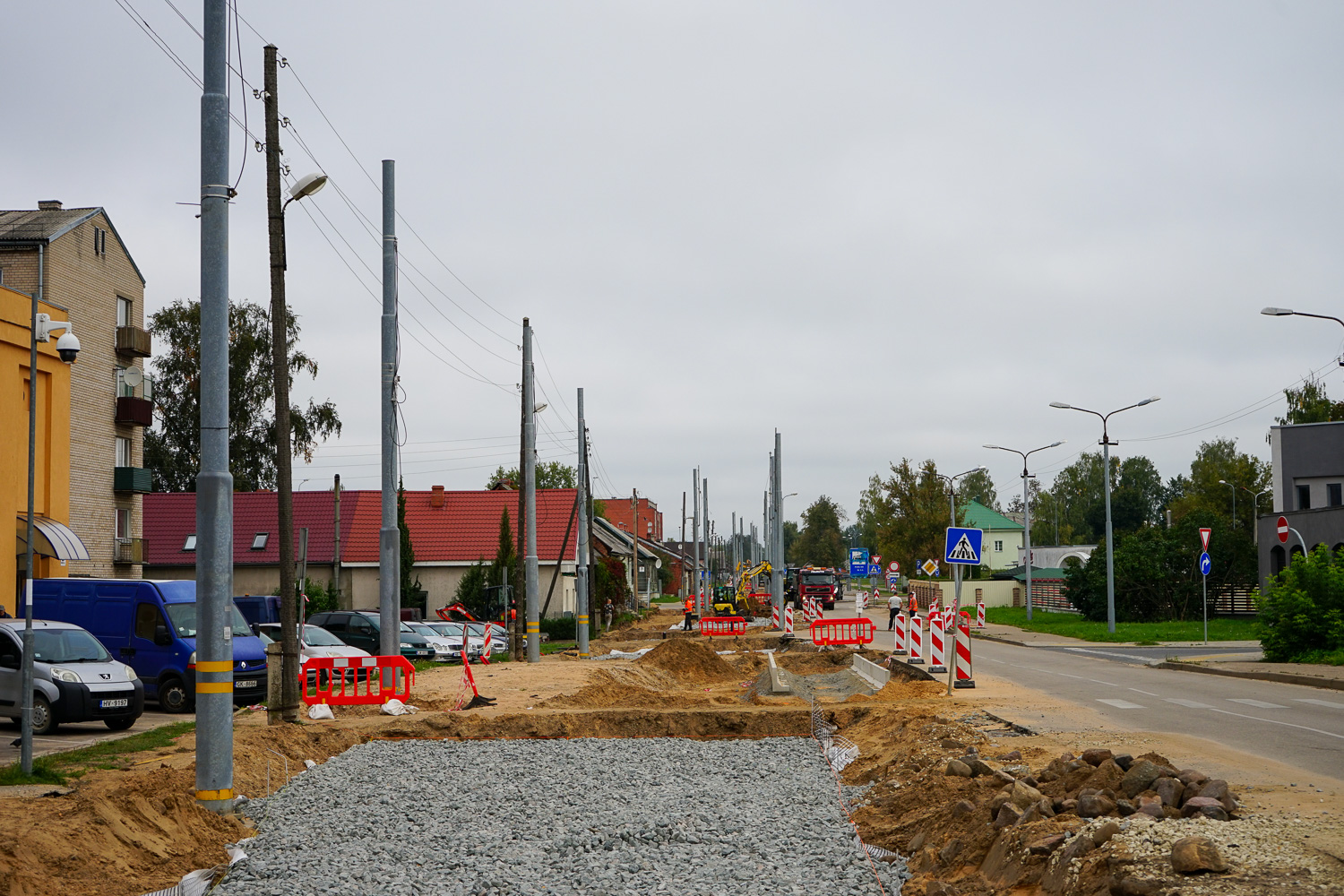 陶格夫匹爾斯 — Reconstruction of tram line to the Bread Factory