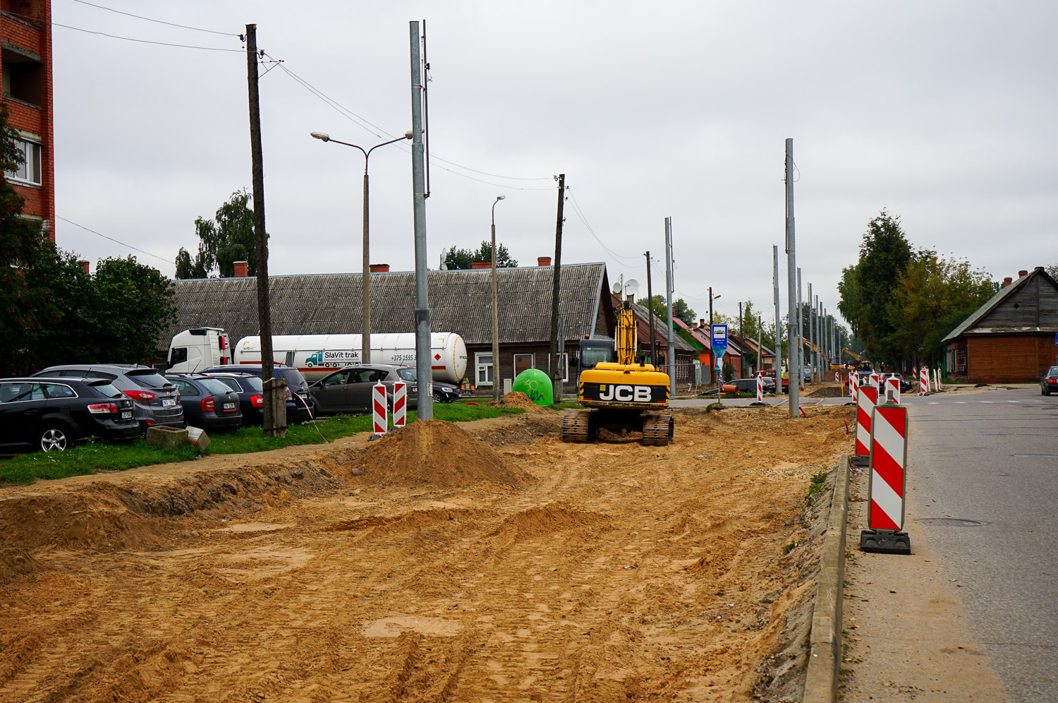 Dünaburg — Reconstruction of tram line to the Bread Factory