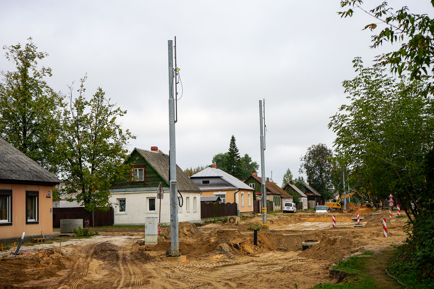 Даугавпилс — Реконструкция трамвайной линии до хлебокомбината