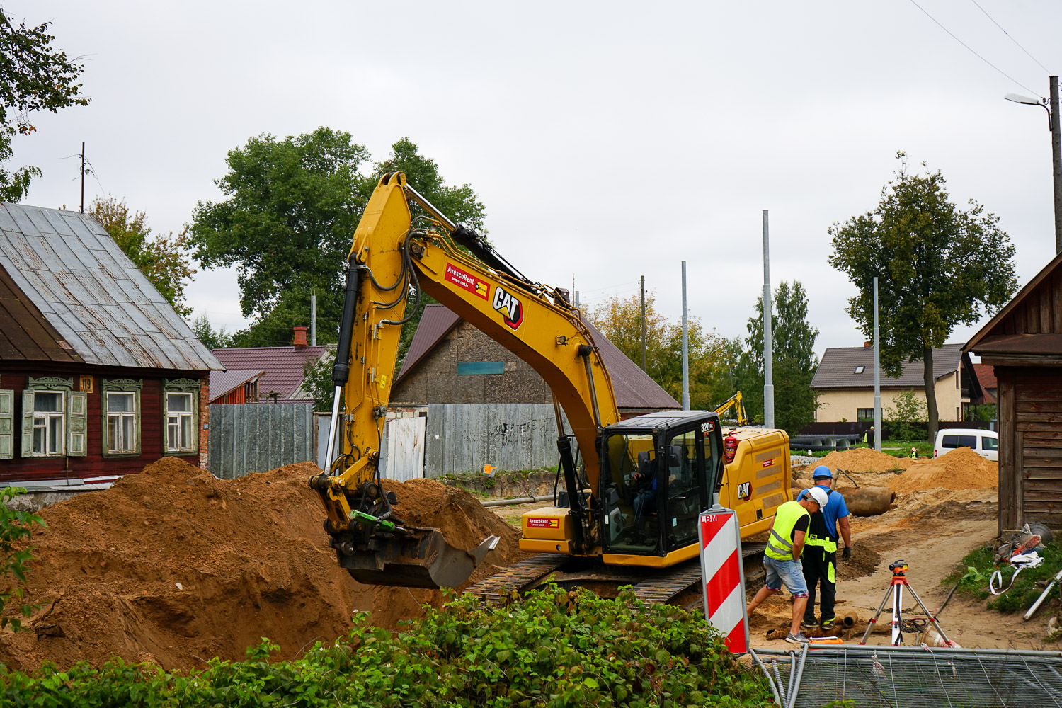 Dünaburg — Reconstruction of tram line to the Bread Factory