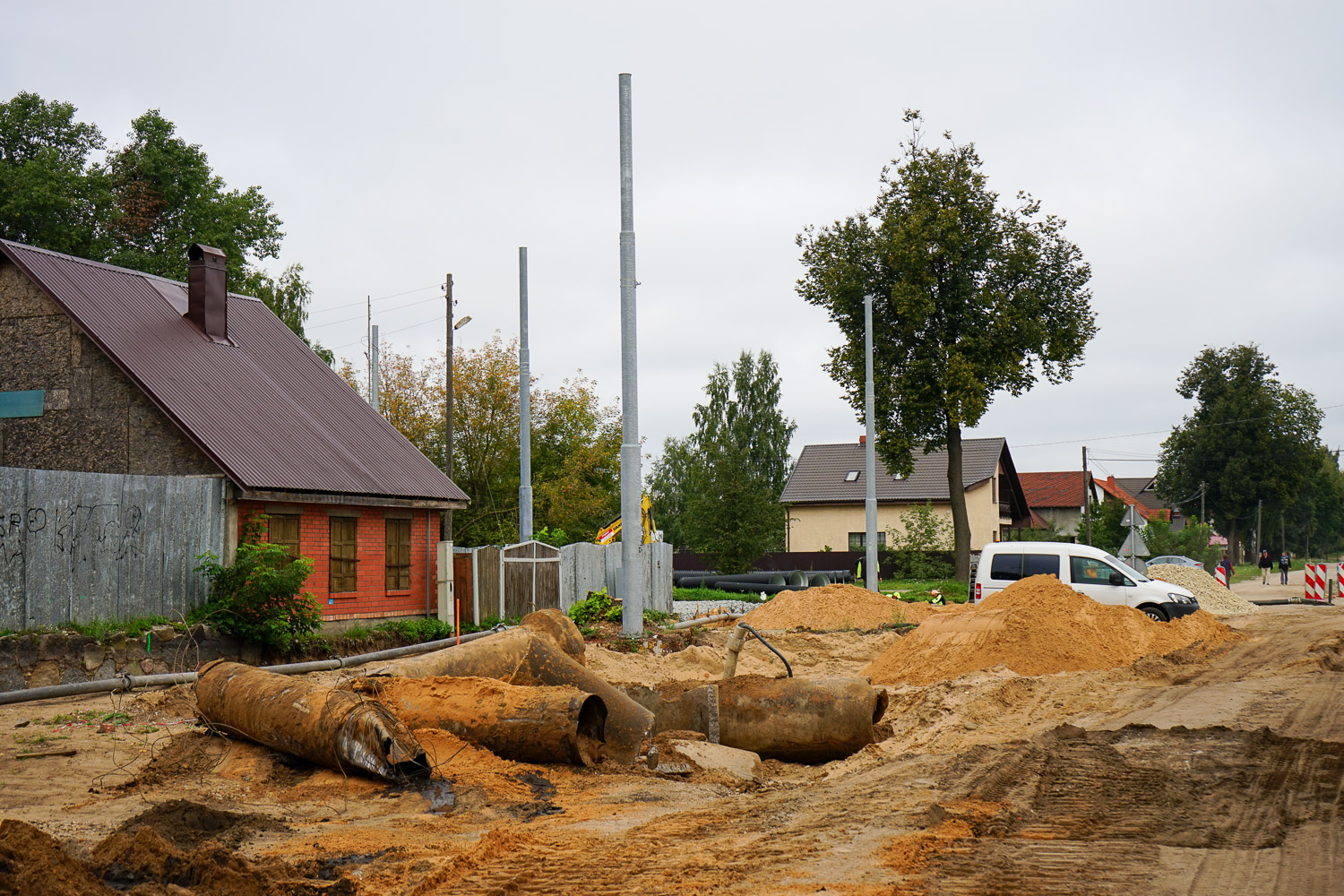 Даугавпилс — Реконструкция трамвайной линии до хлебокомбината