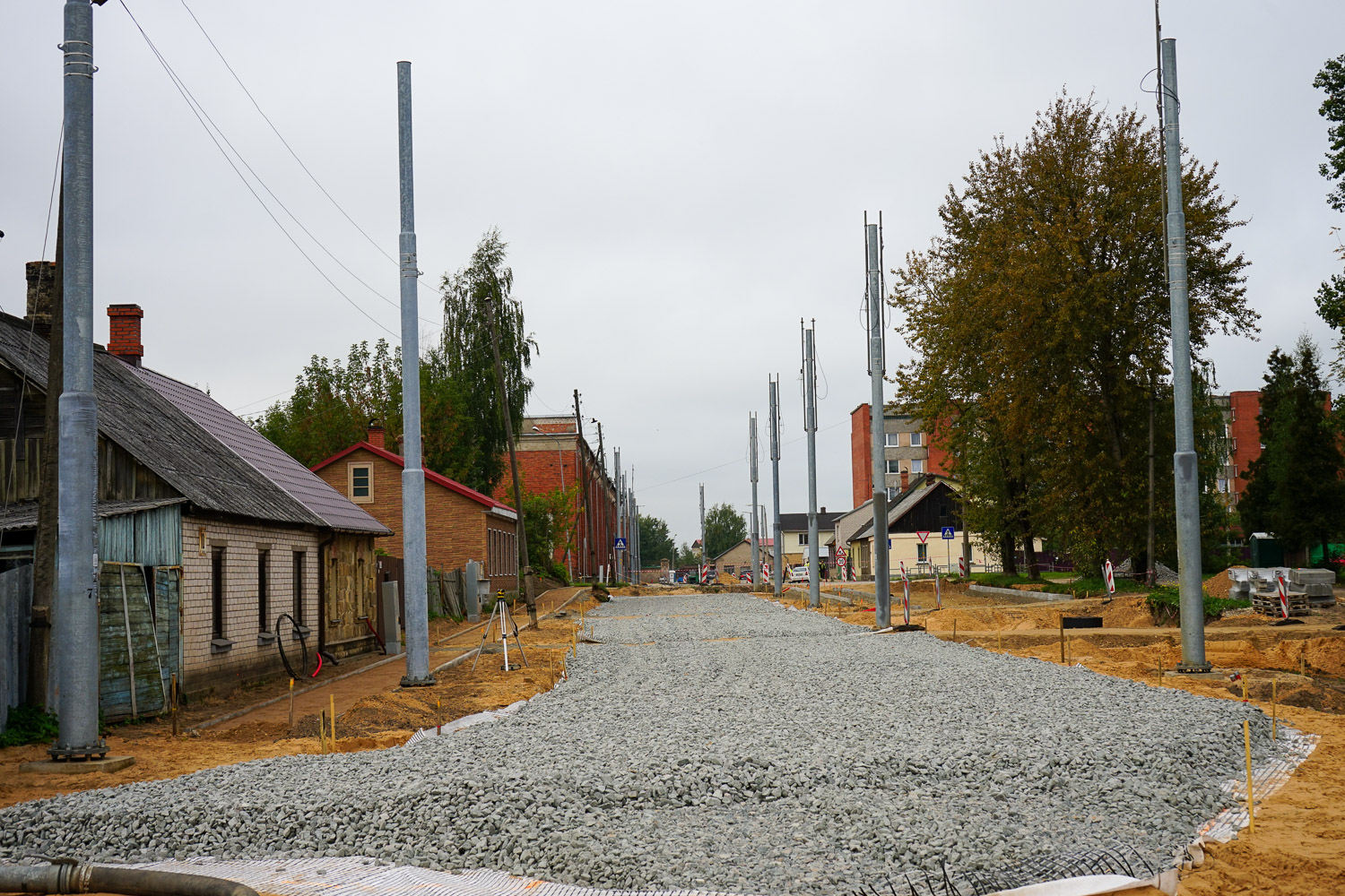 Даугавпилс — Реконструкция трамвайной линии до хлебокомбината