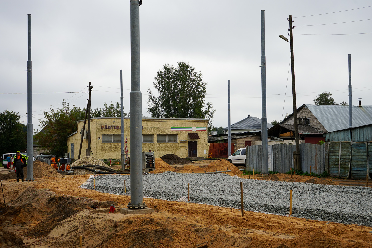 Daugavpils — Reconstruction of tram line to the Bread Factory