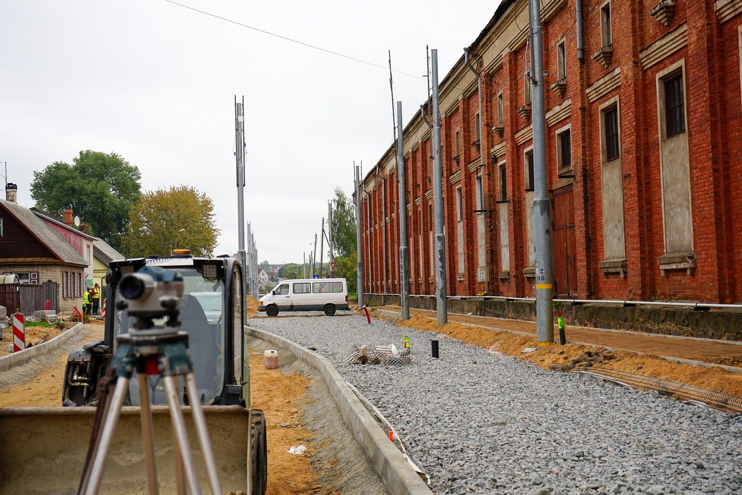 Даугавпилс — Реконструкция трамвайной линии до хлебокомбината