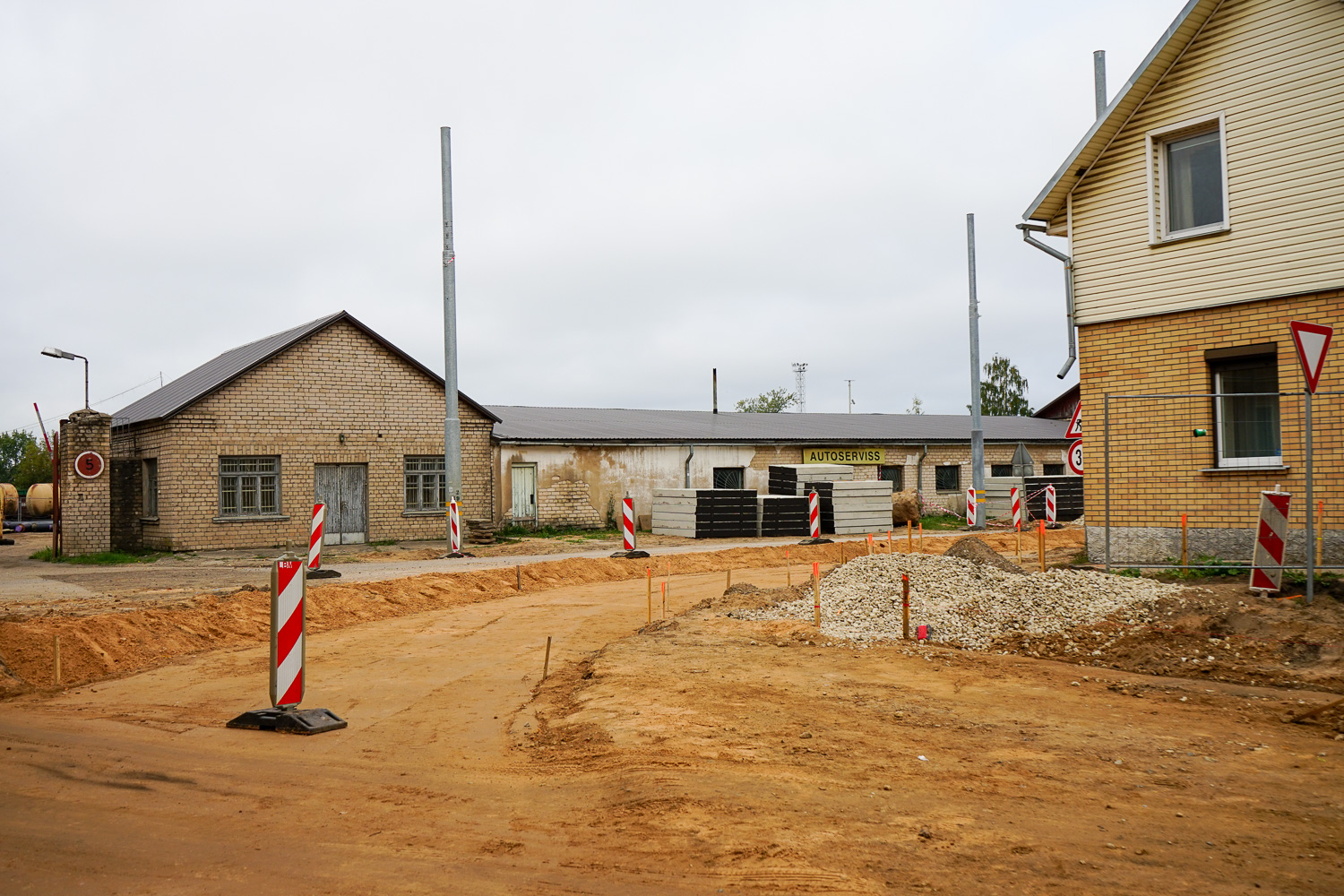 Даугавпилс — Реконструкция трамвайной линии до хлебокомбината