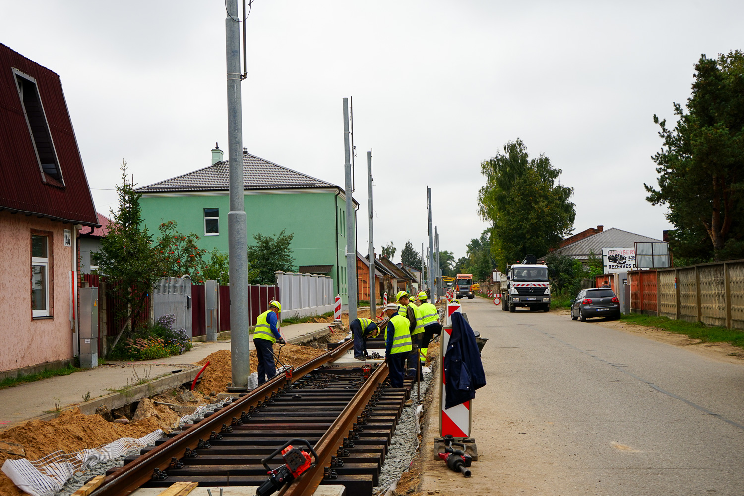 Daugavpils — Reconstruction of tram line to the Bread Factory