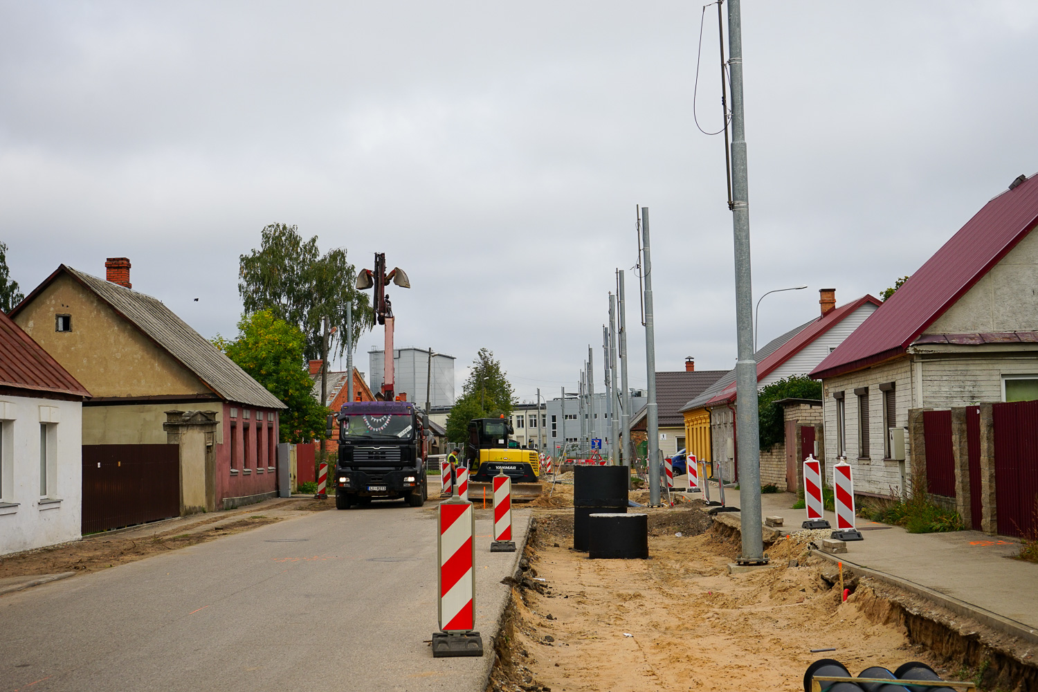 Даугавпилс — Реконструкция трамвайной линии до хлебокомбината