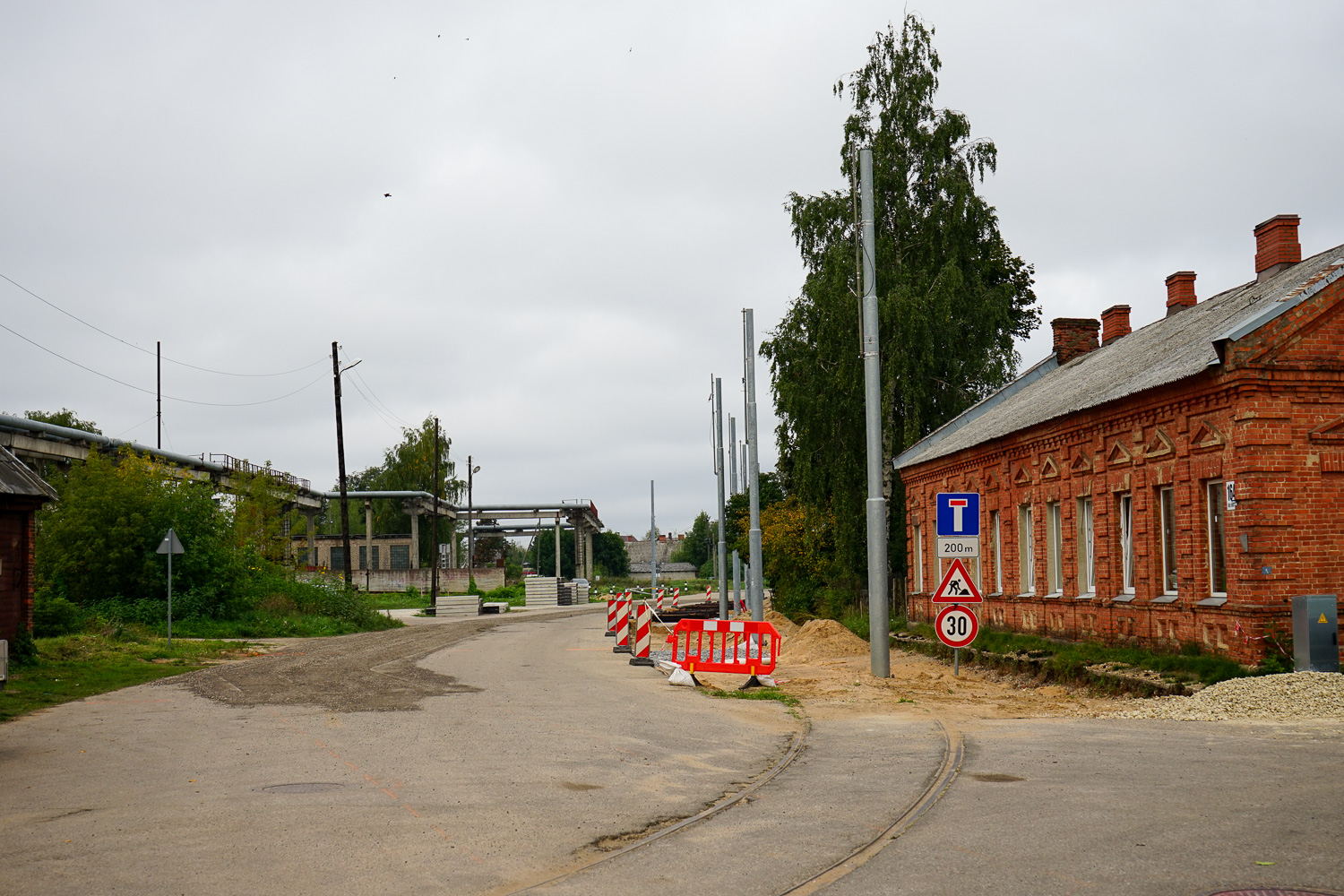 Даугавпилс — Реконструкция трамвайной линии до хлебокомбината