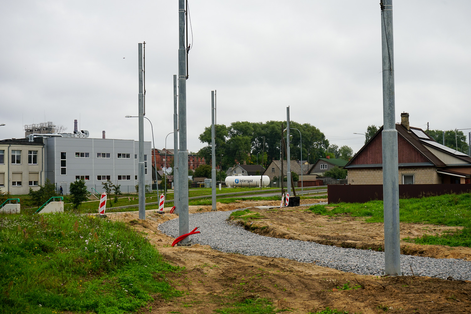 Даугавпилс — Реконструкция трамвайной линии до хлебокомбината