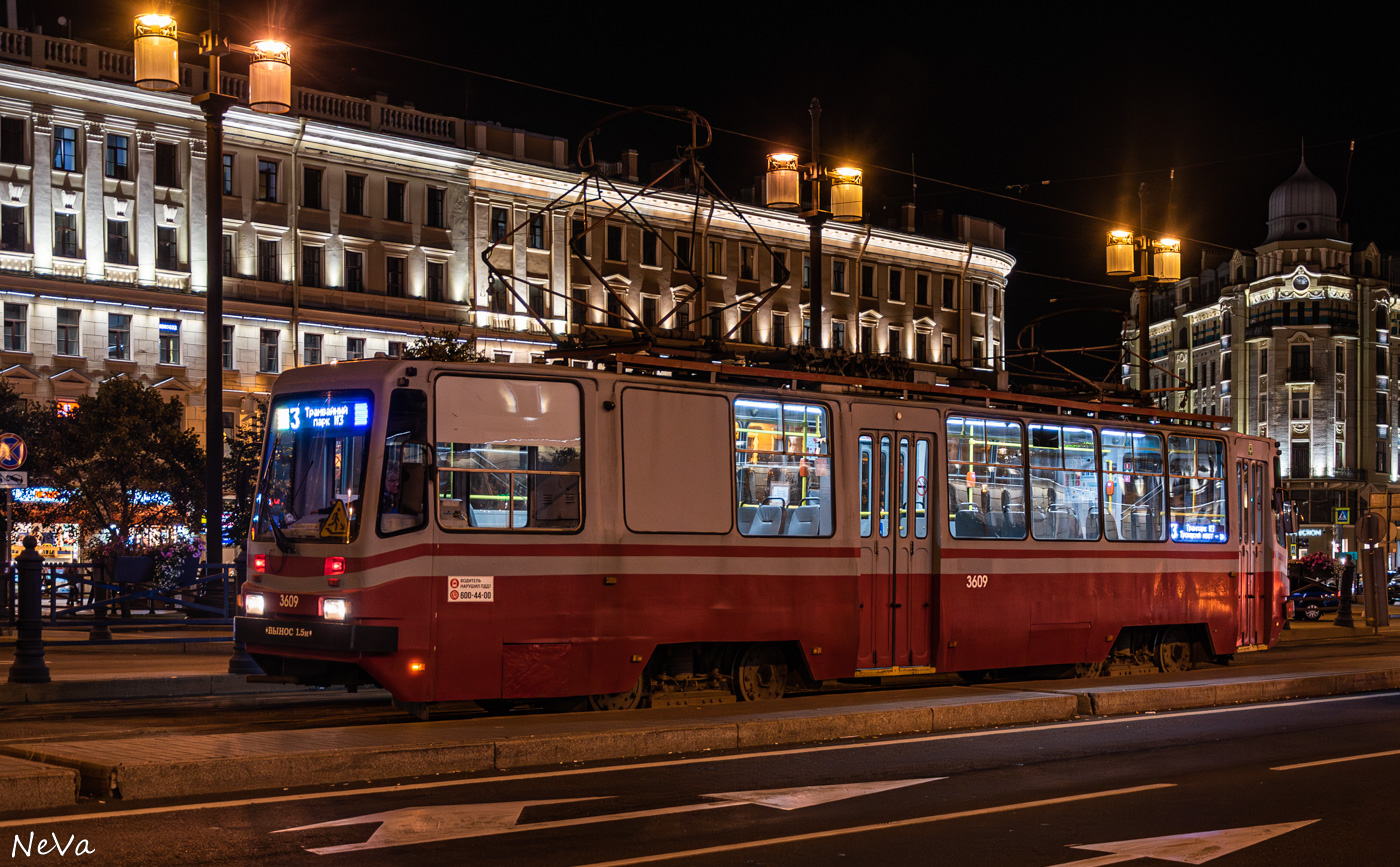 Санкт-Петербург, ТС-77 № 3609