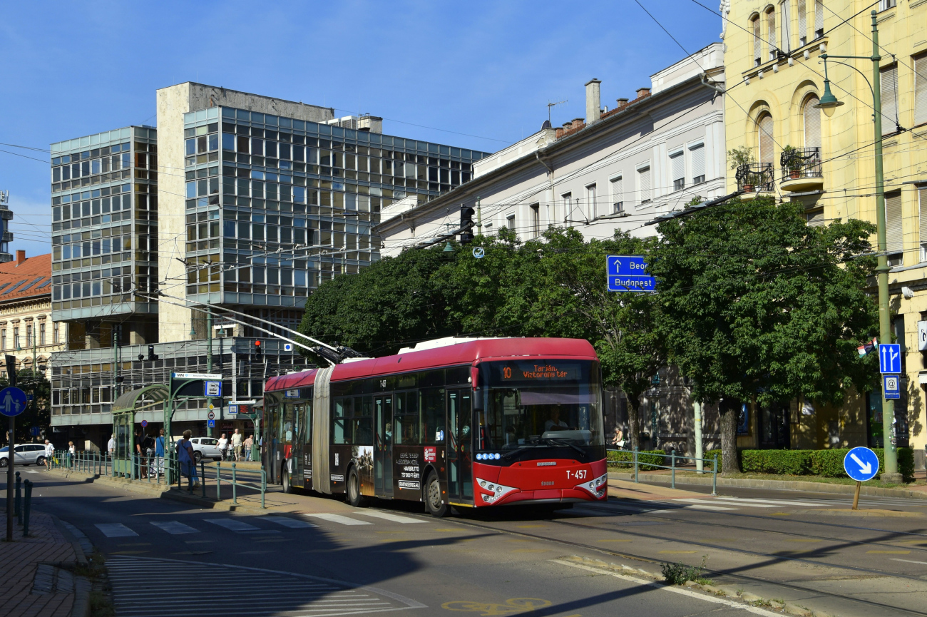 Сегед, Ikarus-Škoda Tr187.2 № T-457 Сегед, Ikarus-Škoda Tr187.2 № T-457