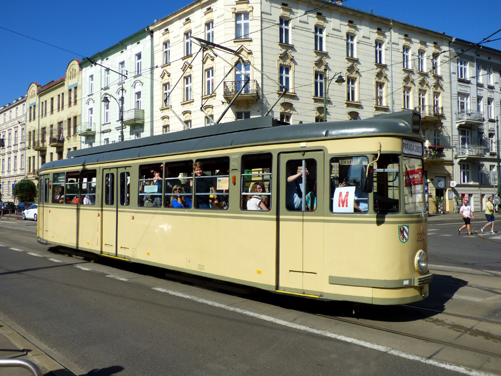 Krakau, MAN T4 Nr. 220; Krakau — Parade of historic and contemporary trams 2023