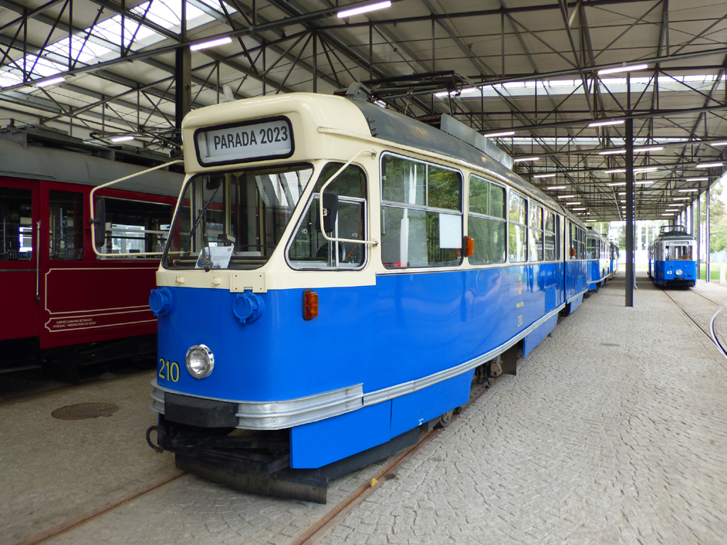 Краков, Konstal 102Na № 210; Краков — Парад исторических и современных трамваев 2023