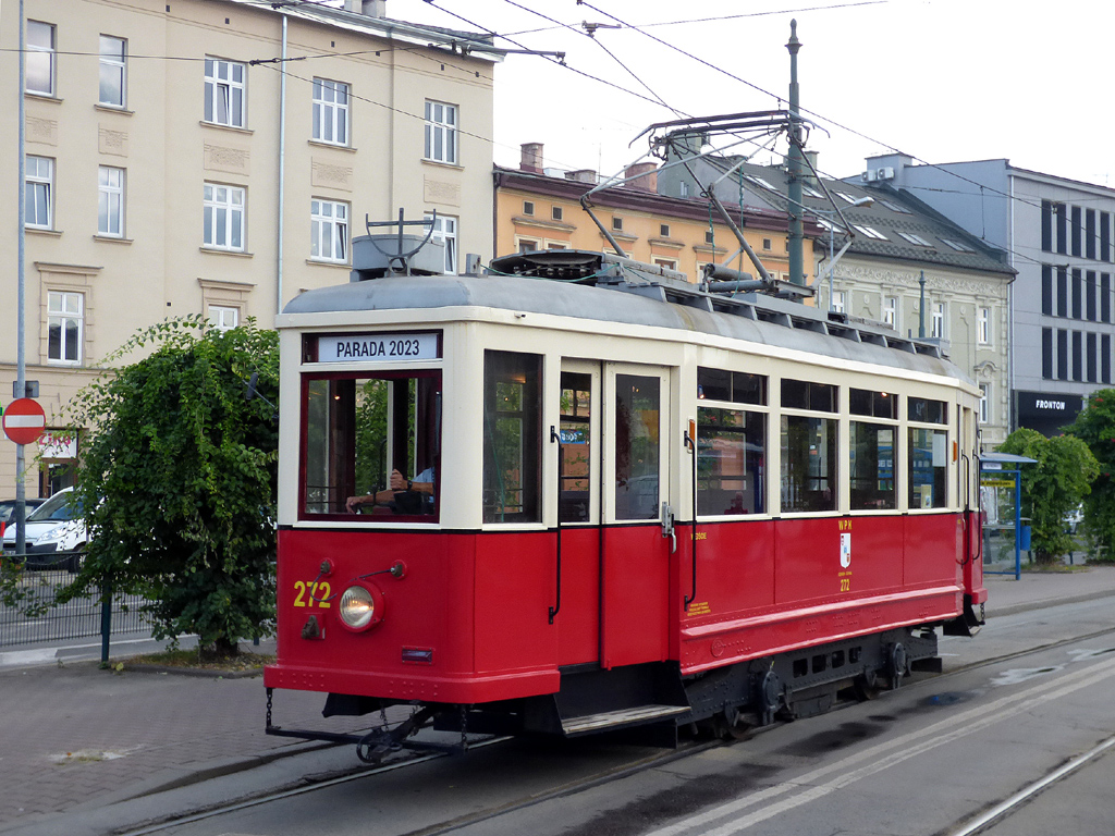 Krakkó, DWF Ring — 272; Krakkó — Parade of historic and contemporary trams 2023