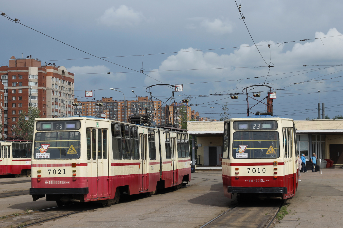 Санкт-Петербург, ЛВС-86К № 7021; Санкт-Петербург, ЛВС-86К № 7010