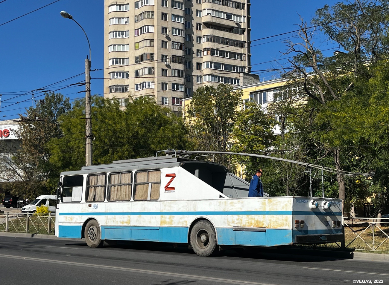 Крымский троллейбус, Škoda 14Tr06 № 1960