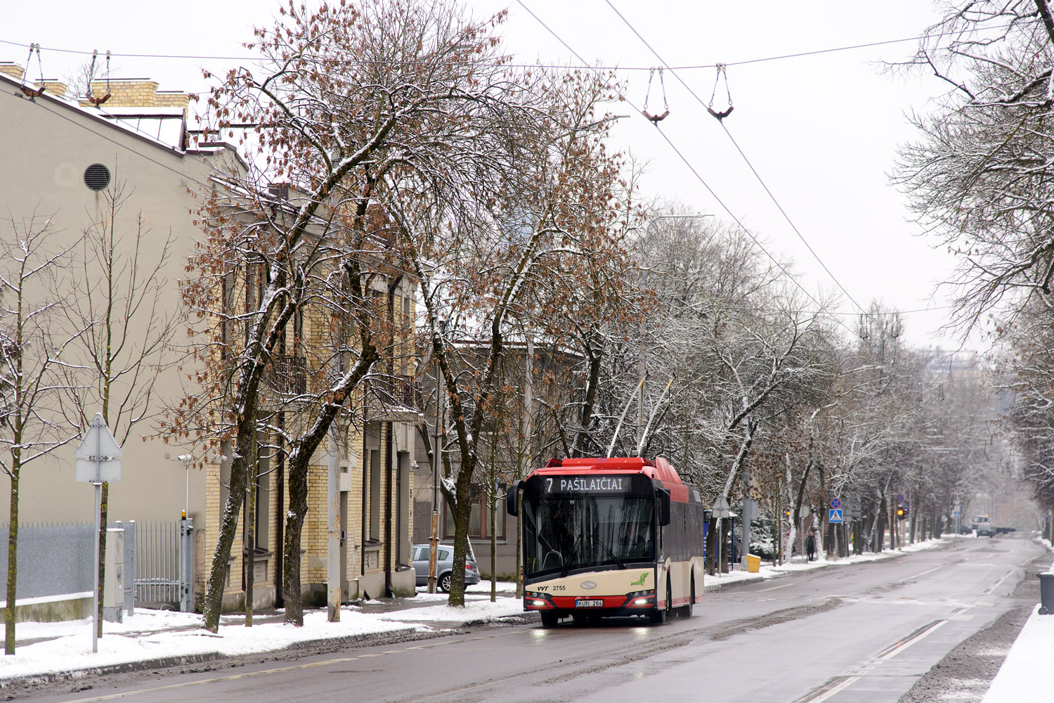 Вильнюс, Solaris Trollino IV 12 Škoda № 2755