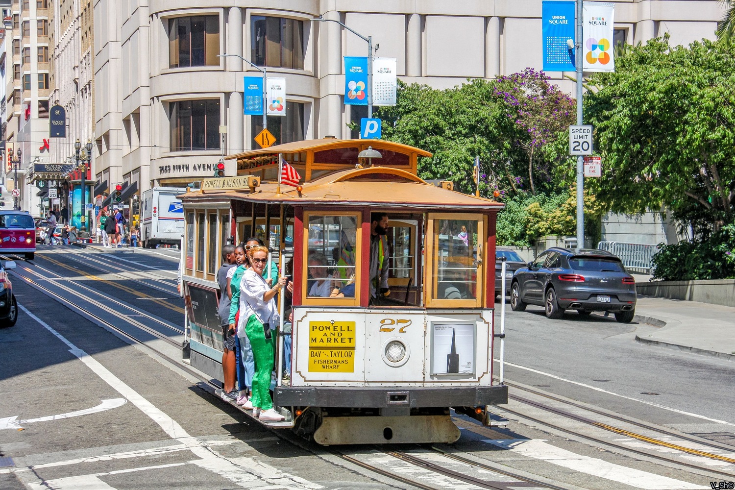 Сан-Франциско, область залива, Mahoney cable car № 27
