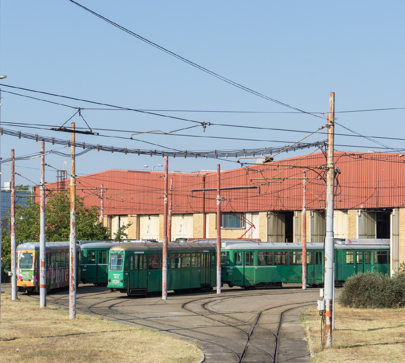 Белград, FFA/SWP B4 № 1411; Белград, Duewag GT6 № 80632 (2632)