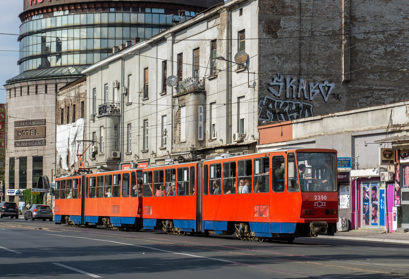 Белград, Tatra KT4YU-M № 2350