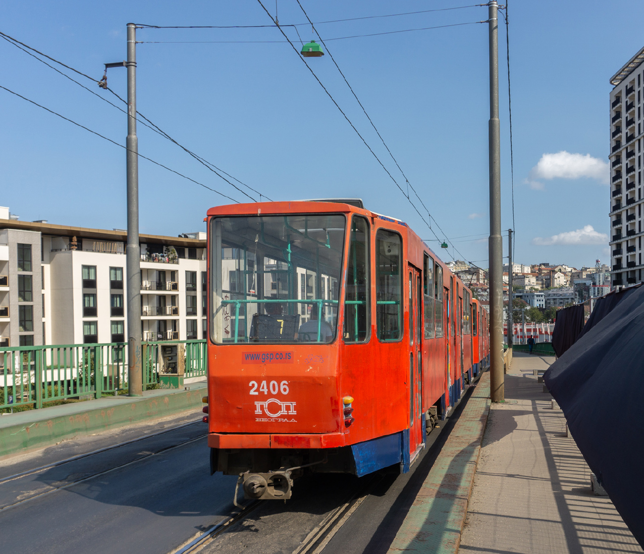 Белград, Tatra KT4M-YUB № 2406