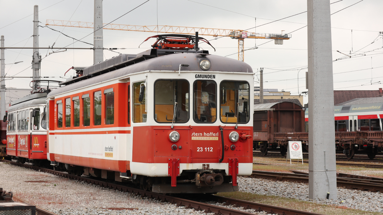 Gmunden – Vorchdorf – Lambach, SWS/BBC Be 4/4 Nr 23112 Gmunden – Vorchdorf – Lambach, SWS/BBC Be 4/4 Nr 23112