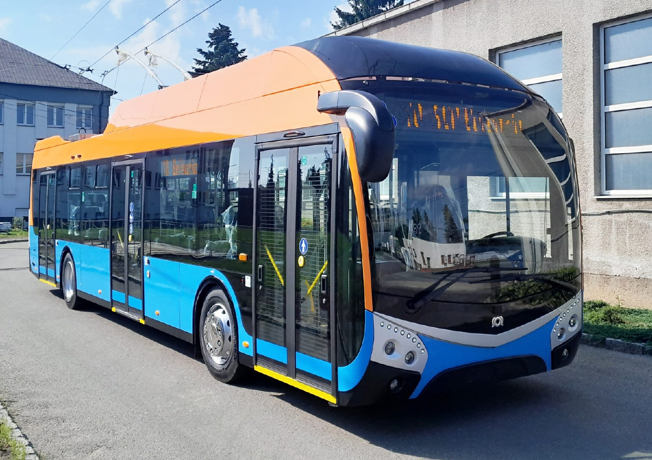 Сливен, SOR TNS 12 (Rail Electronics CZ) № 2304; Либхавы — Производство электробусов и троллейбусов для города Сливен — Болгария — 2023 г.