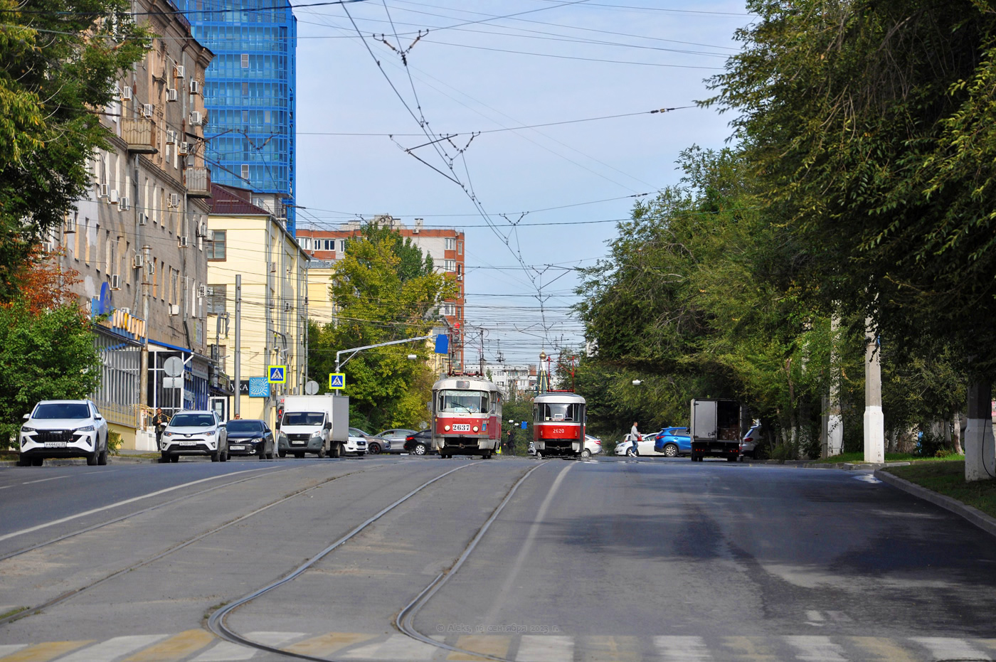Волгоград — Трамвайные линии: [2] Второе депо — Центральный и Ворошиловский районы