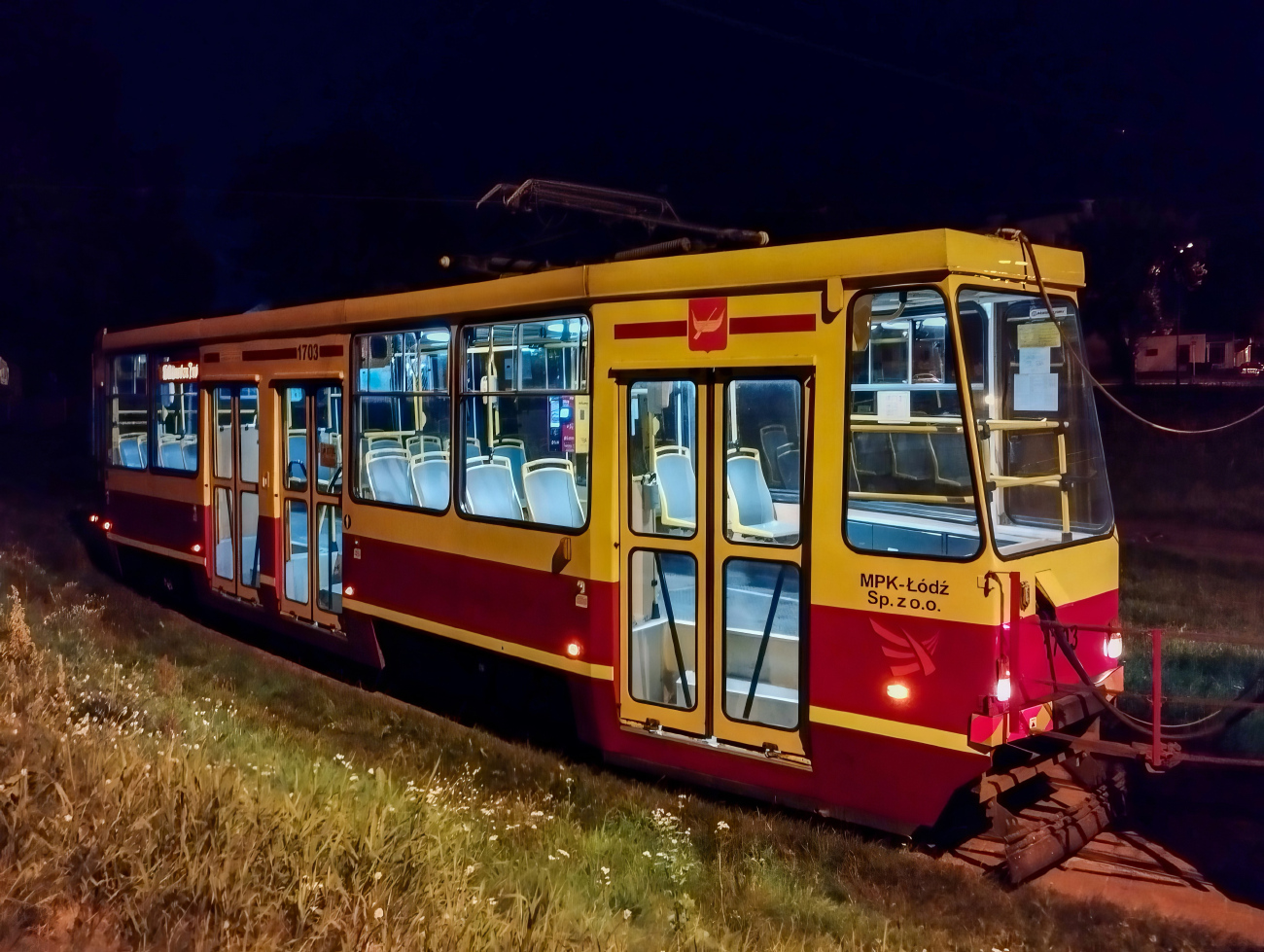 Лодзь, Konstal 805NaND/2 № 1703