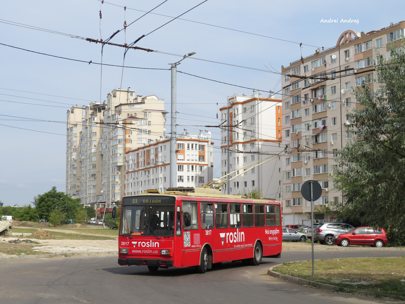 Кишинёв, Škoda 14TrDT/6M № 3817
