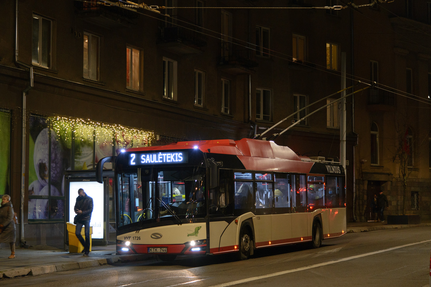 Вильнюс, Solaris Trollino IV 12 Škoda № 1726