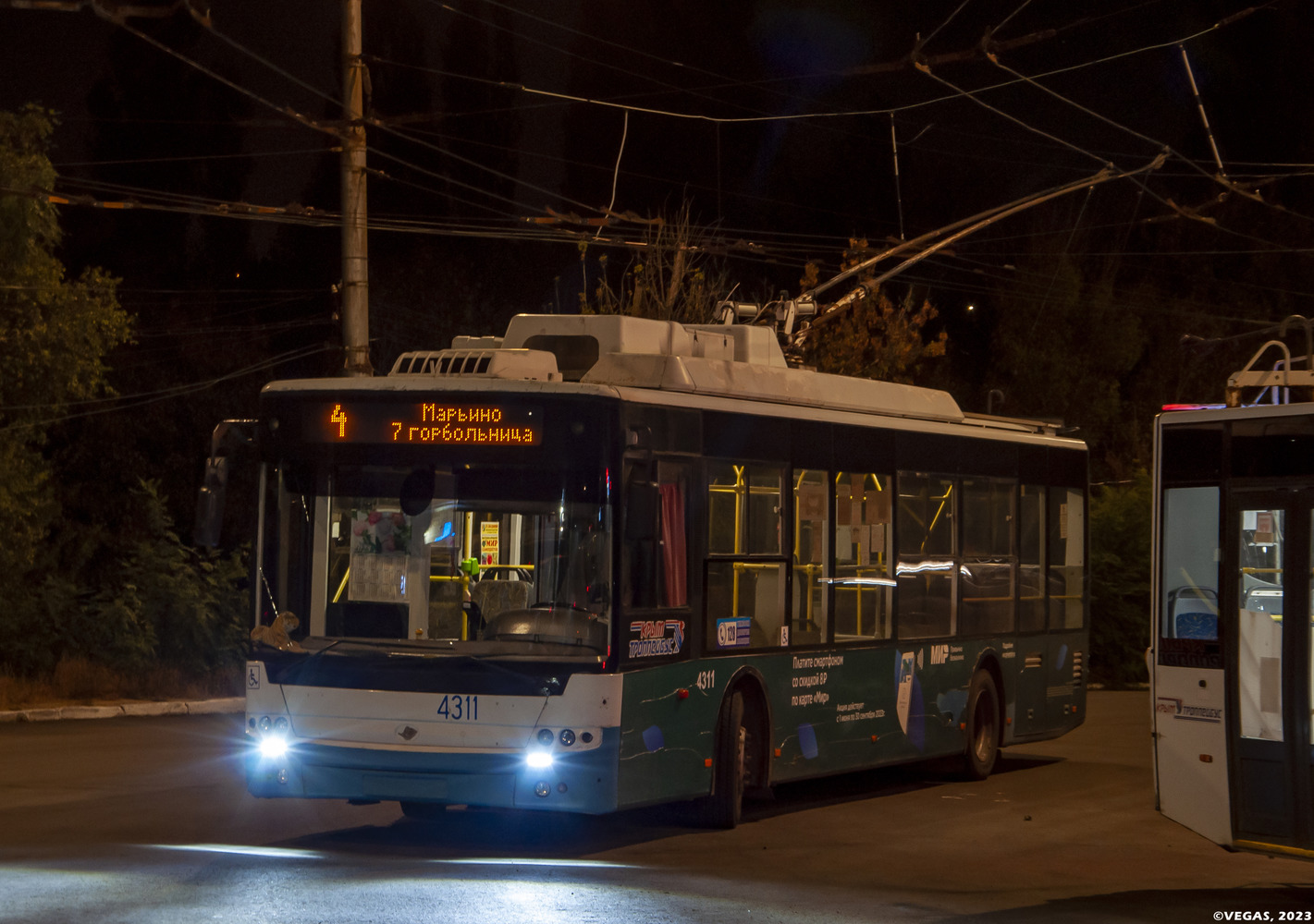 Крымский троллейбус, Богдан Т70110 № 4311