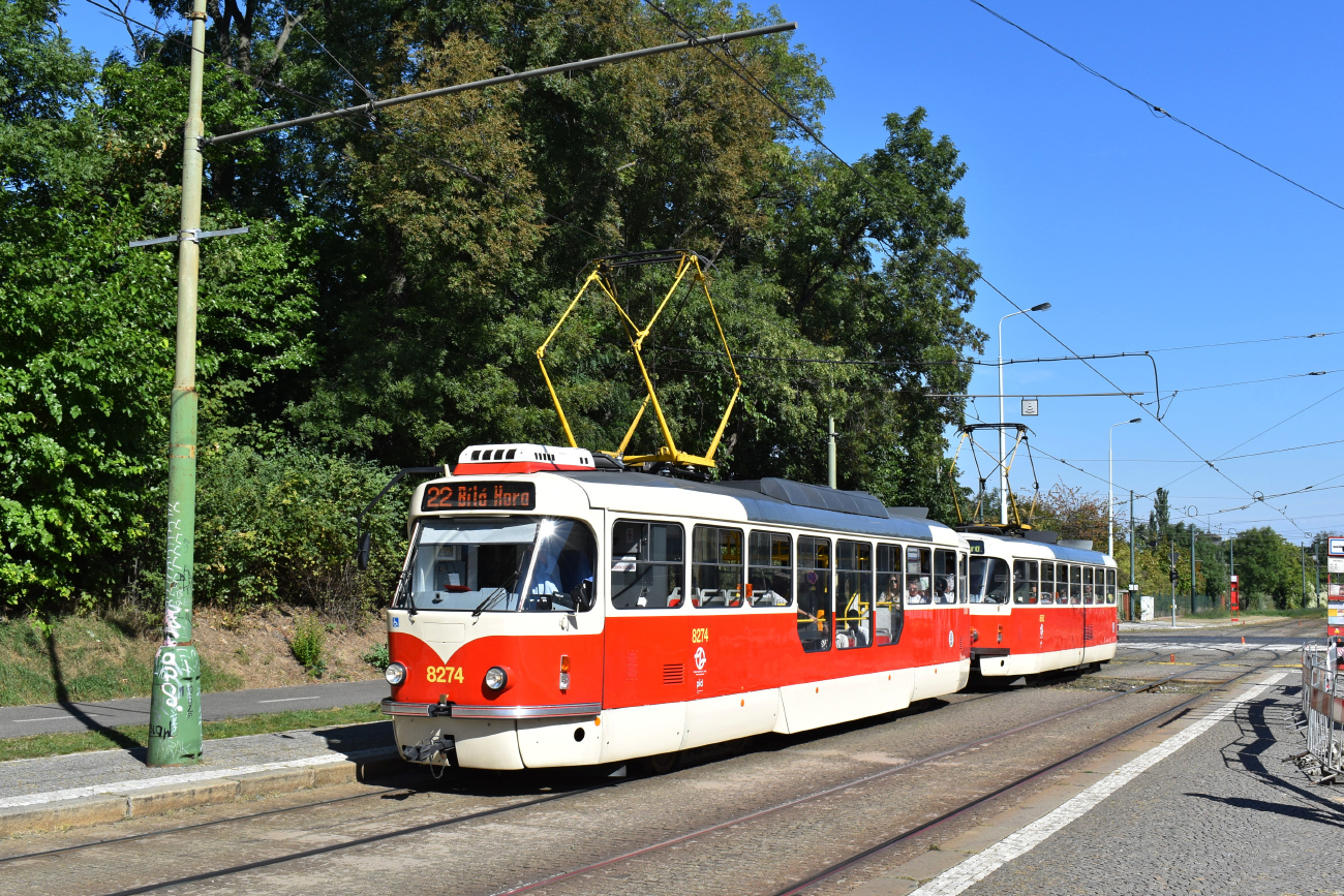 Прага, Tatra T3R.PLF № 8274
