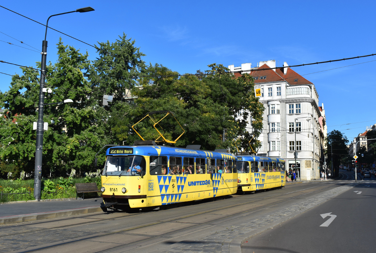 Прага, Tatra T3R.PV № 8161