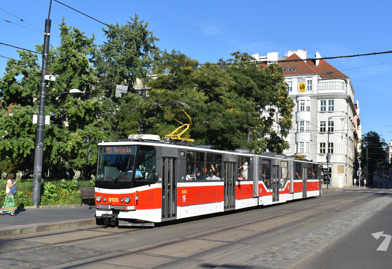 Прага, Tatra KT8D5R.N2P № 9105